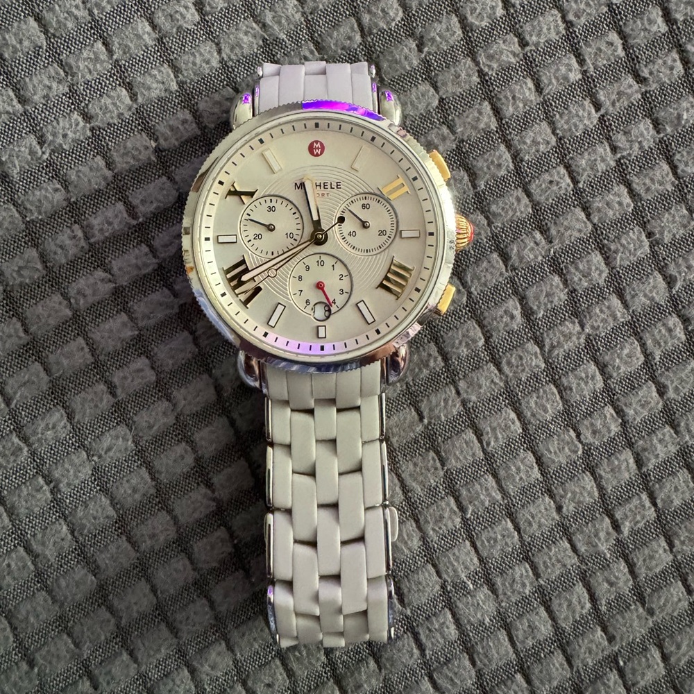 Michele Sport sail watch silicone band
